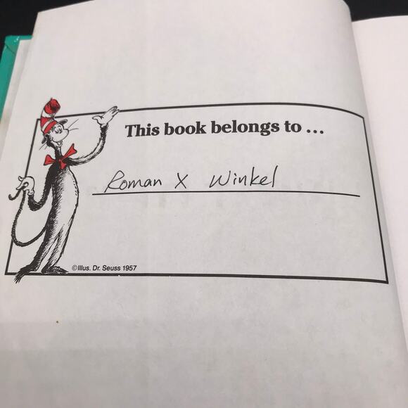 Vintage Dr. Seuss Easy Reader Books Set of 5 Bears on Wheels Mulberry St 1 Fish - Picture 3 of 9